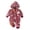 Red, variant on HNMKIU Children Christmas Jumpsuit Toddler Boys Girls Christmas Winter Keep Warm Long Sleeve Cartoon Prints Romper Hooded Jumpsuit Christmas Outfit Red - 18-24 Months