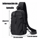 thumbnail image 3 of Bolso Cruzado Crossbody Y Mochila Para Hombre Con Usb Negro, 3 of 5