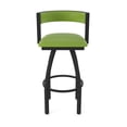 thumbnail image 5 of 861 Artemis 30" Swivel Bar Stool with Black Wrinkle Finish and Canter Kiwi Green Seat and Back, 5 of 5