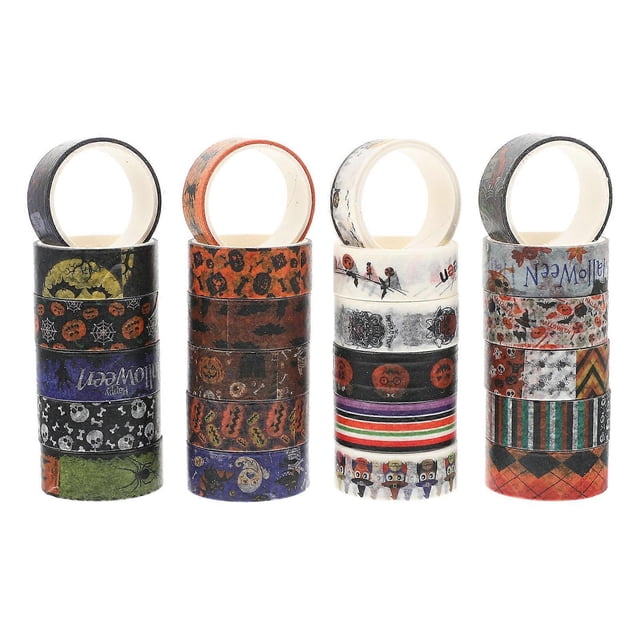 a refined and engaging product description for your Halloween themed washi tapes:\n\n \n\n🎃 **24pcs Halloween Themed Washi Tapes Set – Perfect for