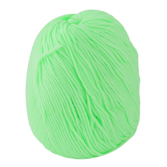 Indoor Women Scarf DIY Handicraft Crochet Knitting Weaving Yarn Light Green 50g
