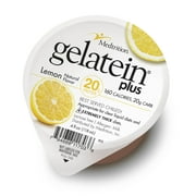 ProSource Gelatein Plus Lemon: 20 grams of protein. Ideal for clear liquid diets, swallowing difficulties, bariatric, dialysis and oncology. Great pre or post-workout snack. (12 pack)