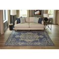 thumbnail image 2 of Momeni  Ibiza Hand-tufted Traditional Medallion Wool Area Rug Blue 2' x 3' 2' x 3' Indoor,Accent Orange Rectangle, 2 of 5