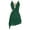 Dark Green, variant on Lyrical Dance Dress for Women Sleeveless Irregular Skirt Leotard Dress for Figure Skating Competitions Burgundy S