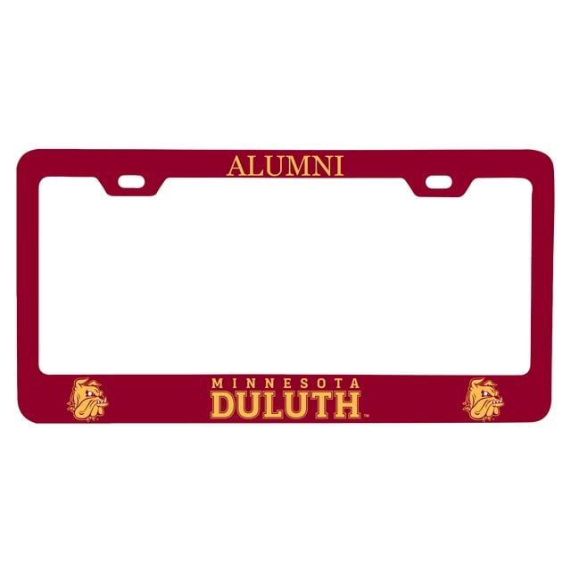 R and R Imports Minnesota Duluth Bulldogs Alumni License Plate Frame