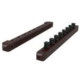 thumbnail image 5 of Viper 8 Cue Wall Rack, 2 Piece, Mahogany Finish, 5 of 7