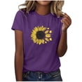 thumbnail image 1 of Blouses pour Femmes,Shorts pour Femmes,Blouse à Manches Courtes Imprimée pour Femmes, T-Shirt Drôle à Col Rond,Blouses pour Femmes Mode,Blouses à Manches Courtes pour Femmes, 1 of 5