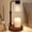 Wood-Brown Round, variant on Nurforta Candle Warmer Lamp with Timer: Adjustable Height Dimmable Candle Warmer 24-Hour Cycle Timer - Mother's Day Gifts for Mom Home Decor House Warming Gifts New Home
