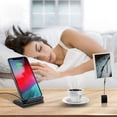 thumbnail image 3 of Cargador inalámbrico para Samsung Galaxy GALAXY s6GALAXY s6 edgeGALAXY s6 edge+GALAXY s7GALAXY s7 edgeGALAXY note5GALAXY note7GALAXY s8GALAXY s8+, 3 of 4