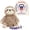 Black, variant on warmies 13” Sloth Stuffed Animal, Microwavable Heated Plushies and Weighted Soft Plush Toys