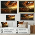 thumbnail image 4 of Designart "Vibrant Twists in the Storm I" Landscapes Floater Framed Wall Art Print, 4 of 7