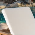 thumbnail image 3 of Mavis Outdoor Chaise Lounge With Cushion, Set of 4, Teak Finish, Cream, 3 of 22
