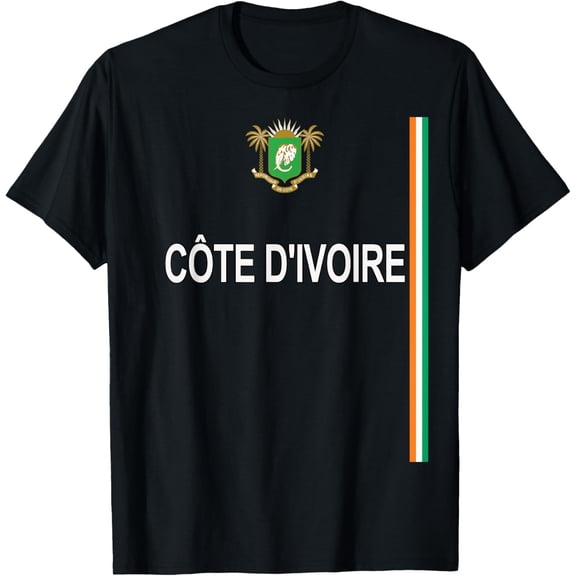 Cote D'Ivoire T-shirt - Sporty Ivory Coast Tee T-Shirt