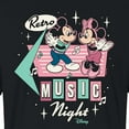 thumbnail image 3 of Disney - Mickey & Friends - Retro Music Nights - Minnie & Mickey Dancing - Juniors Cropped Cotton Blend T-Shirt, 3 of 5