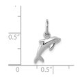 thumbnail image 3 of FB Jewels 14k White Gold Dolphin Charm, 3 of 3