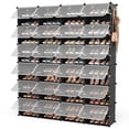 thumbnail image 1 of Armario para guardar zapatos ROJASOP, 12 niveles, 96 pares con fundas, 1 of 9