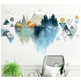 thumbnail image 3 of Farcauo 2 Set Mountain Wall Stickers & Murals Geometric Wall Decals Peel and Stick Arch Wall Stickers Tree Wall Decals for Living Room Bedroom Bathroom Door Restroom Roommates Vinyl Wall Art Sticker, 3 of 4