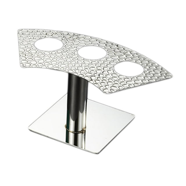 Soporte para cono de helado, soporte de exhibición con Base para pastelería, estante para rollos de Sushi, soporte para cono de gofre para decoración 3 agujeros