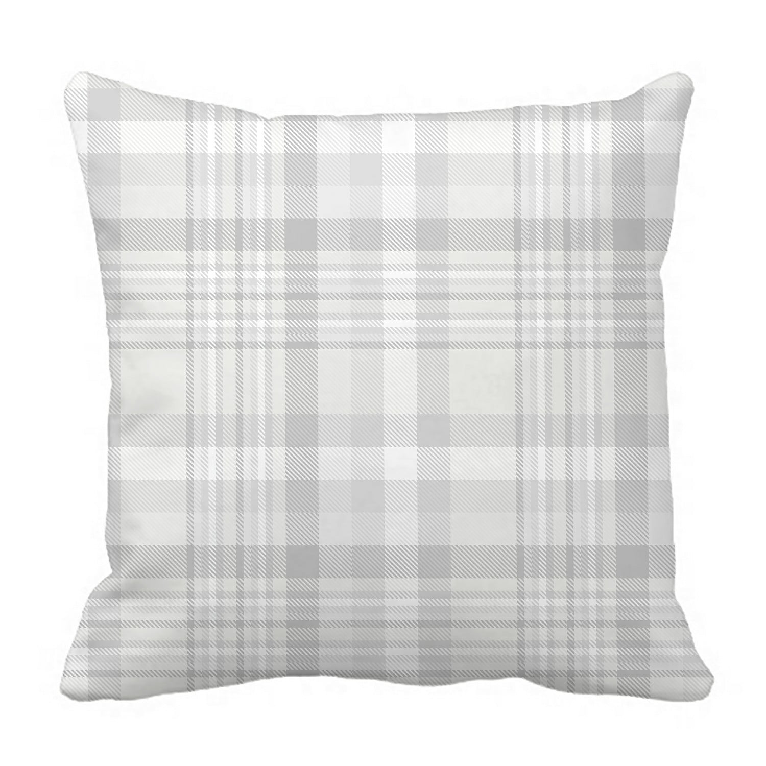 grey check pillows