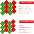 thumbnail image 2 of 104 Pcs Colored Cellophane Sheets Cellophane Wrapping Paper for Lights Filter DIY Arts Crafts, Packaging Small Gifts, Candy Wrapping(Red, Green,7.5 x 7.5 Inch), 2 of 6