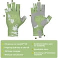 thumbnail image 4 of Fishing Cycling Gloves UPF50+ UV Protection Fishing Fingerless Gloves UPF50+ Sun Gloves Men Women, 4 of 7