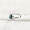 thumbnail image 3 of Natural Blue Copper Turquoise Ring, Blue Copper Turquoise Ring, December Birthstone, Crescent Moon Adjustable Ring, Toe Ring, 925 Sterling Silver, Womens Ring, Christmas, Handmade Statement Jewelry, 3 of 9