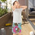 thumbnail image 5 of BZSMCE Adjustable Drawstring Casual Shorts With Cartoon Dog Splash Ink Pattern Pattern, 5 of 9