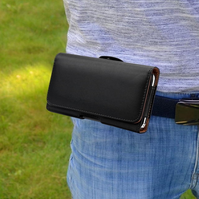 Riñonera Fernando para hombre bolso manos libres para teléfono Camping al aire Patrón liso M