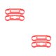 thumbnail image 4 of sweethay 1 par de soporte de hélice de plástico ABS de repuesto para Mini accesorios soporte de soporte fijo rojo 2piezas, 4 of 5