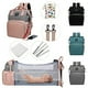 thumbnail image 1 of Mochila para pañales con estación de cambio, bolso de pañales plegable de viaje 7 en 1, bolso de mamá, estación de cambio de bolso de pañales multifunción impermeable, 1 of 3