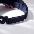 thumbnail image 5 of AZXY 4th of July 100% Cotton Star and Stripes Visor, Adjustable Sun Protection Hat for Summer Parades, Barbecues and Outdoor Events, Red White Blue, 5 of 7