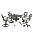 thumbnail image 1 of Homestyles Grenada Aluminium 5 Pièces Salle à Manger Extérieure en Kaki Gris, 1 of 11