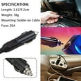 thumbnail image 4 of 12V Fused Cigarette/Cigar Lighter Power Plug Connector Van Motor For Car U3G2, 4 of 5