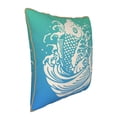 thumbnail image 4 of ZNDUO Throw Pillow, 18"x18" Bed Pillow and Couch Pillows - Indoor Decorative Pillows，Abstract Fish Animal Throw Pillow, 4 of 8