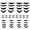48 bats, variant on Halloween Bat Stickers with LED Light Adhesive PVC Clings Realistic Bat Decals for Window Wall Mantels Home Decoration