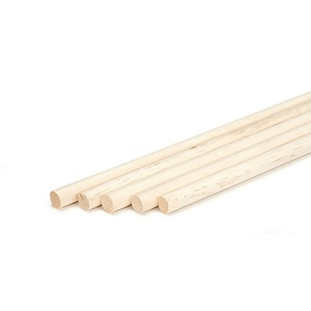 9162 05 unfinished natural wood craft dowel rod 3 8 inch