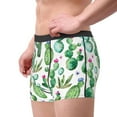 thumbnail image 4 of Fotbe Cactus Plants1 Men’s Total Support Pouch Boxer Briefs, X-Temp Cooling, Moisture-Wicking Underwear, Regular, Long-leg and Trunk-Large, 4 of 9