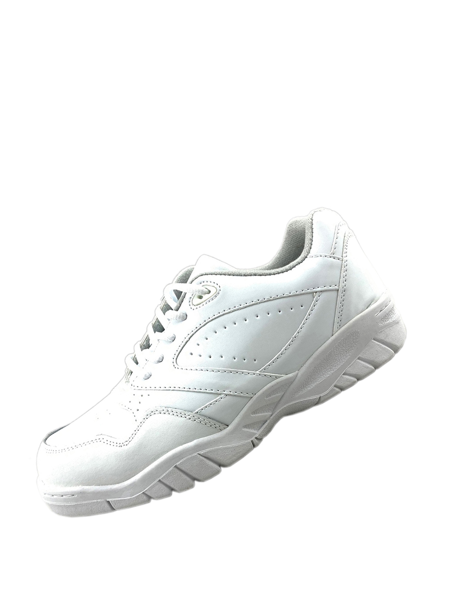 Tanleewa Men's Leather Sneakers Non-Slip Sports Shoes Lightweight Tennis Shoe Size 12 - image 1 of 5
