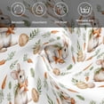 thumbnail image 6 of Easter Bunny Cloth Napkins, Spring Easter Eggs Botanical Washable and Reusable Dinner Napkins Set of 4, Table Napkin for Kitchen Party Birthday Wedding Hotel Housewarming 20"x20", 6 of 9