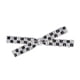 thumbnail image 4 of Accesorio para el cabello con nudo de lazo cruzado, elegante, en blanco y negro, estilo kawaii, para una decoración elegante, pinza para el cabello con rejilla de diamantes de imitación, 4 of 8