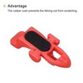 thumbnail image 4 of Unique Bargains Plastic Fishing Hook Keeper Holder with 3 Size Rubber Rings, Red 5 Pack, 4 of 6