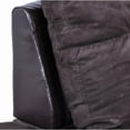 thumbnail image 4 of Hommoo Sectional Sofa Couch Free Combination Sectional Couch, L Shaped Sectional Sofa, Modern Sofa Set for Living Room, Dark Brown(Without Ottoman), 4 of 4