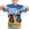 thumbnail image 5 of 2022 Camiseta para niños, camiseta de dibujos animados de Cuphead, camisetas de manga corta de anime de verano para niños y niñas, camiseta divertida de CUPHEAD, camiseta, 5 of 5