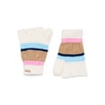 thumbnail image 2 of Packed Party Cozy Stripes Chenille Hat and Gloves Set, Ivory, 2 of 4