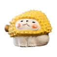thumbnail image 4 of Estatua de animal de Durian Macarena decoración de escritorio escultura de Durian forma de gato, 4 of 8