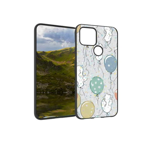 Balloons-jpg Phone Case, Degined for Google Pixel 5(2020) Case Men Women, Flexible Silicone Shockproof Case for Google Pixel 5(2020)