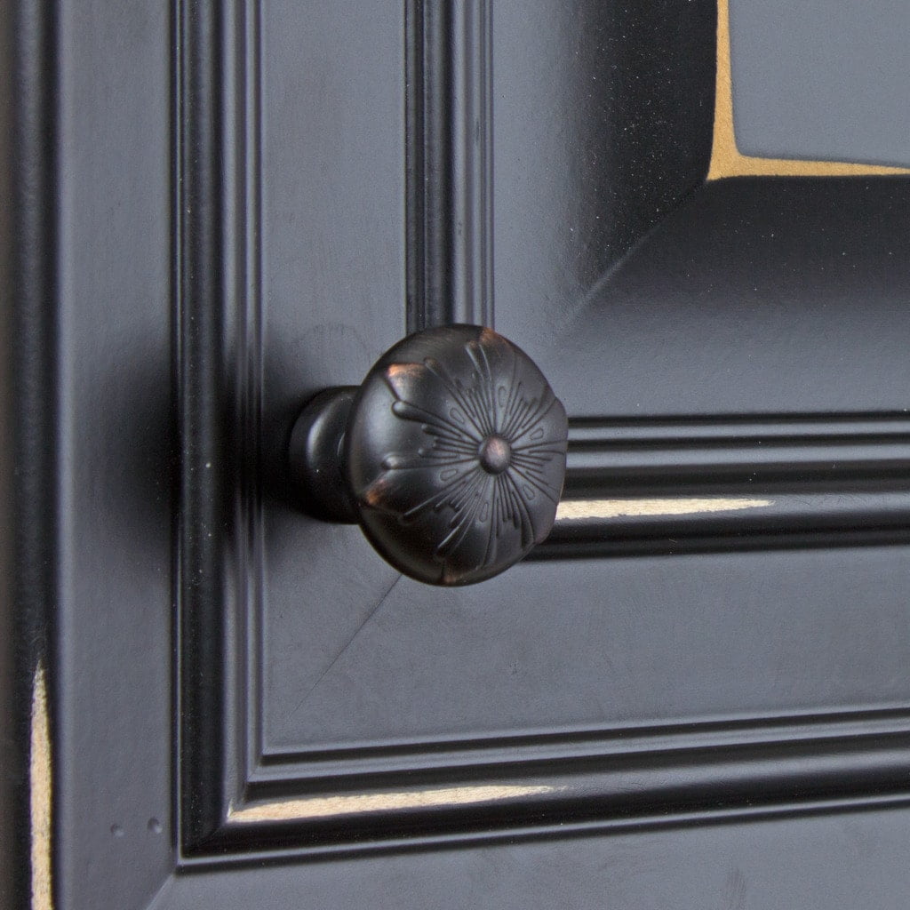 GlideRite 1-1/8 in. Round Snowflake Cabinet Knob, Oil Rubbed Bronze, Pack of 10