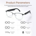 thumbnail image 2 of Bluetooth Audio Smart Glasses, Blue Light Glasses for Women Men, Remote Shooting, Open Ear Sound Mic & Speakers, Magnetic Charging, Color-Changing Polarized Sunglasses Lenses, Voice Assistant, 2 of 7