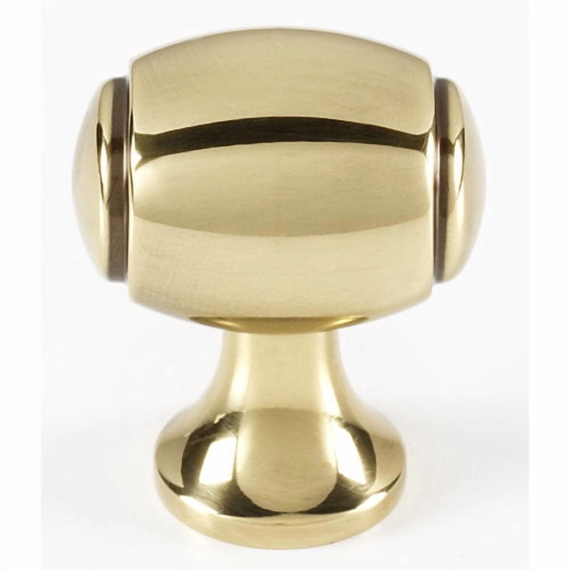 Alno A981-34-PB Royale 3/4" Barrel Cabinet Knob Polished Brass