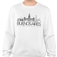 thumbnail image 2 of Skyline Buenos Aires Argentina Sweatshirt Unisex 3X-Large White, 2 of 5